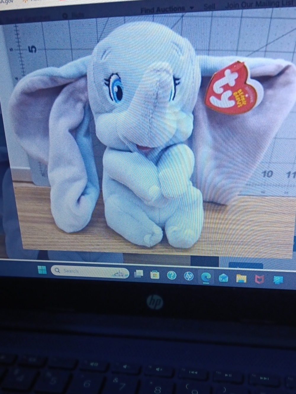 Ty Beanie Babies Disney Dumbo New